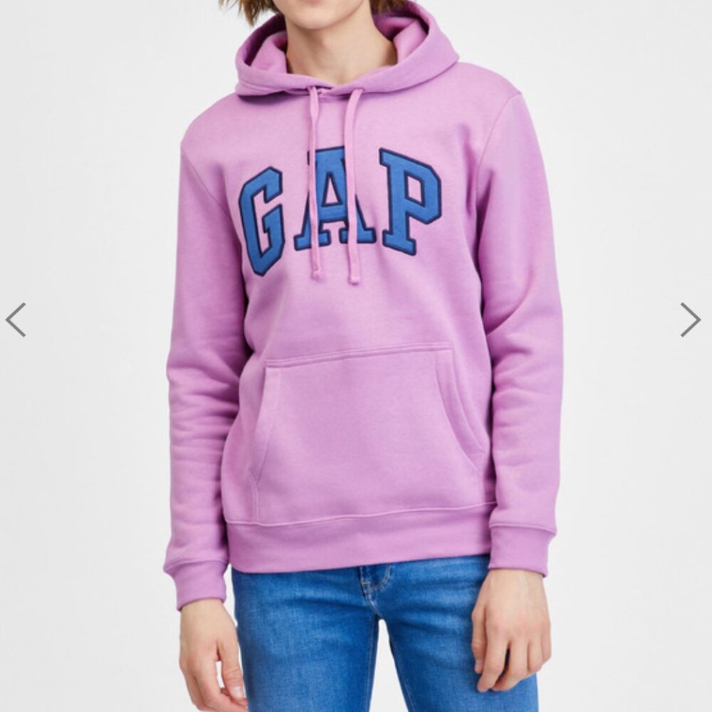 *GAP VIOLET LOGO PULLOVER Hoodie Long Sleeve Sweatshirts